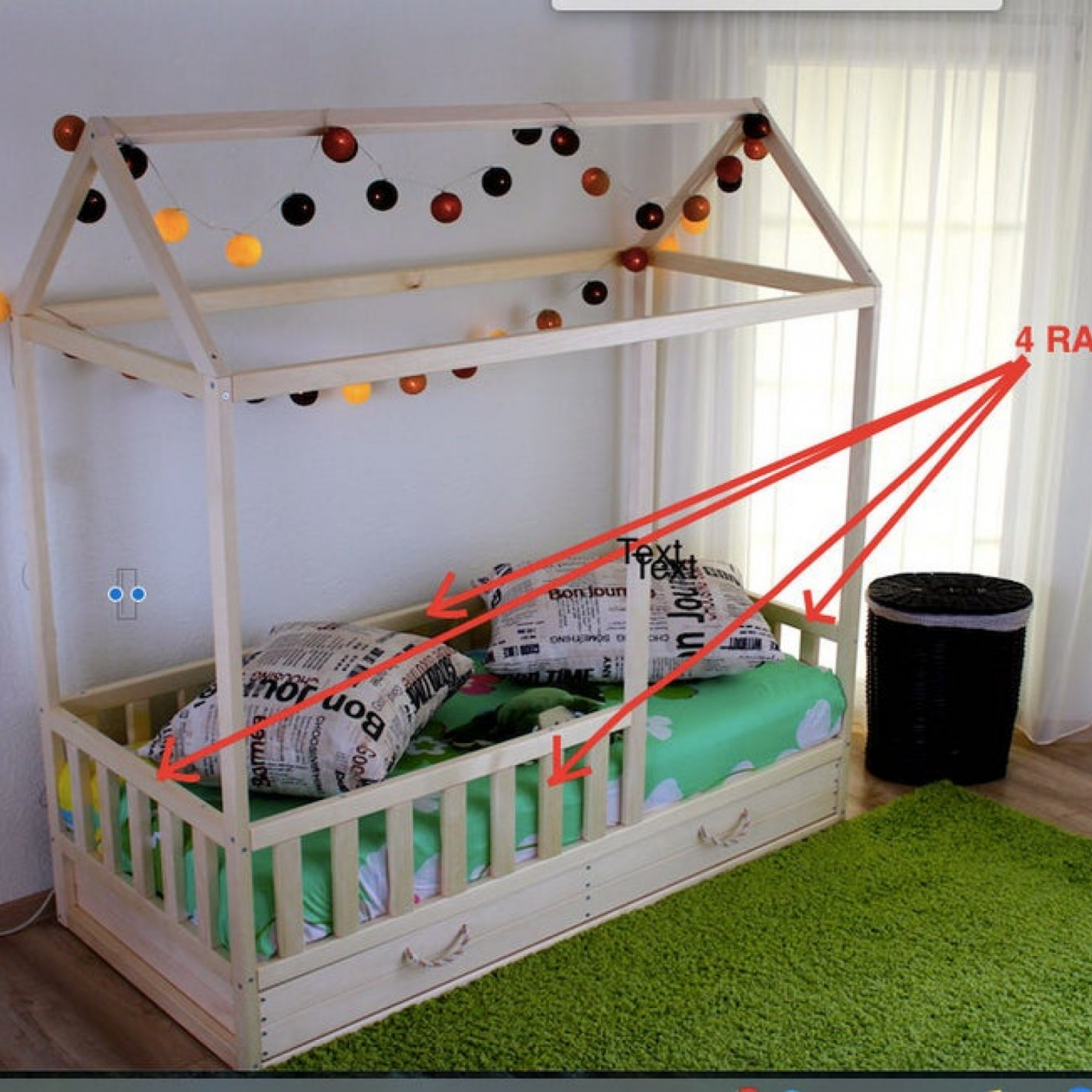 montessori baby bed