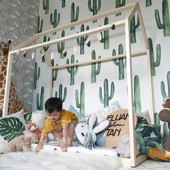 Lettino per bambini con doghe H4D-01