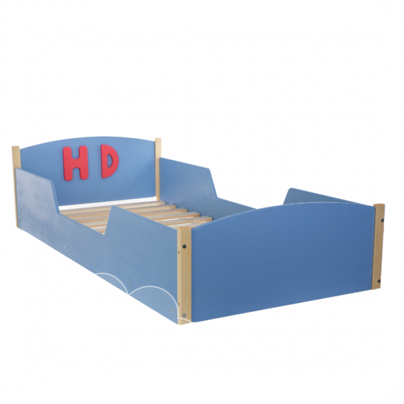 Montessori Toddler Floor Bed With Storage and Rails | Homefordream