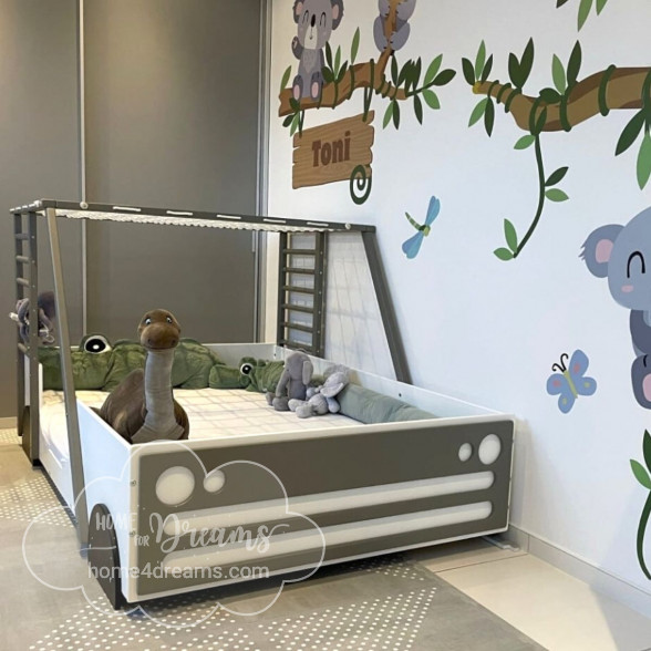Cama infantil a ras de suelo H4D-39